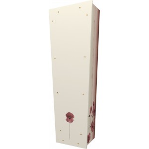 Forever in Our Hearts (Poppy) - Personalised Picture Coffin with Customised Design.